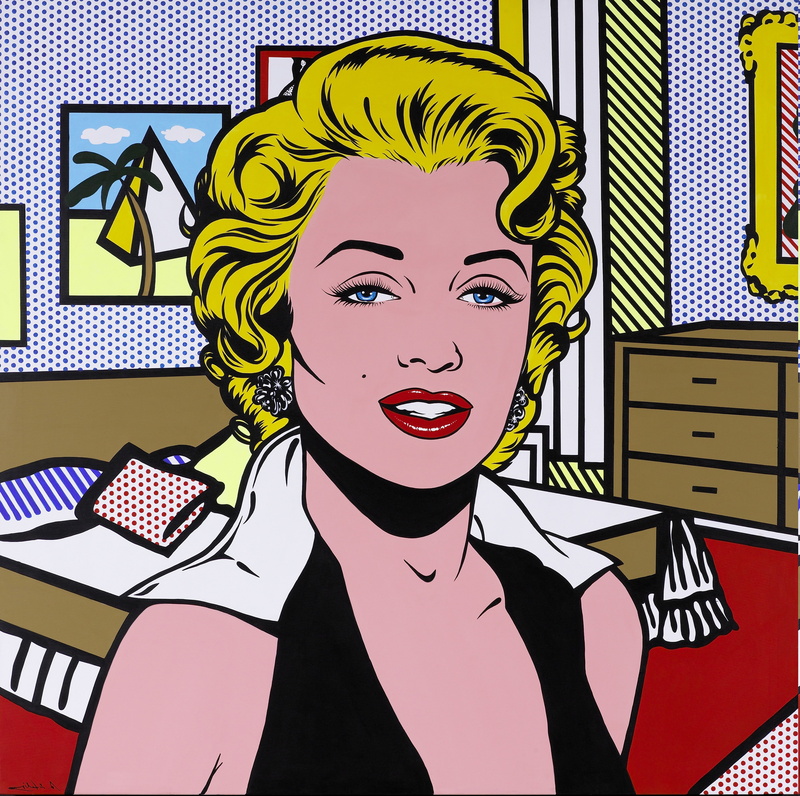 cartoon, mouth open, business, creativity, Roy Lichtenstein, 2K, Pop Art, emotion, indoors, sadness, human face, text, human body part, portrait, occupation