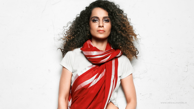 2016, standing, wall - building feature, hairstyle, Ranaut, indoors, lifestyles, women, 1080P, curly hair, portrait, leisure activity, one person, waist up
