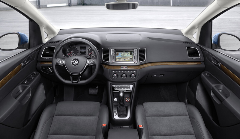 windshield, Volkswagen sharan, car, modern, control, push button, wealth, seat, indoors, dashboard, glass - material, no people, travel, grey, VAN, vehicle interior