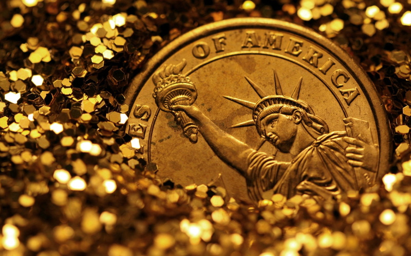 sen, dollar, coin, money, 1080P, gold