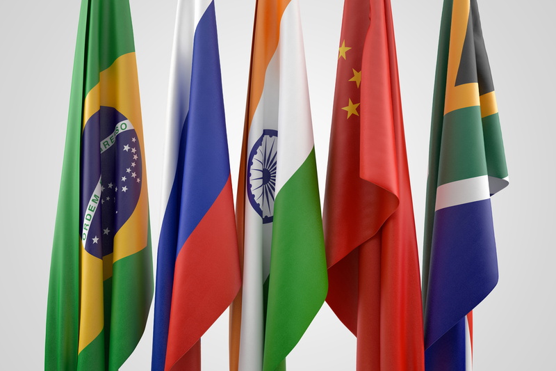 russia, cutout, brazilian, pole, yellow, 3d rendering, 5K, variation, brics, flag, community, assorted, government, path, close-up, patriotism, russian