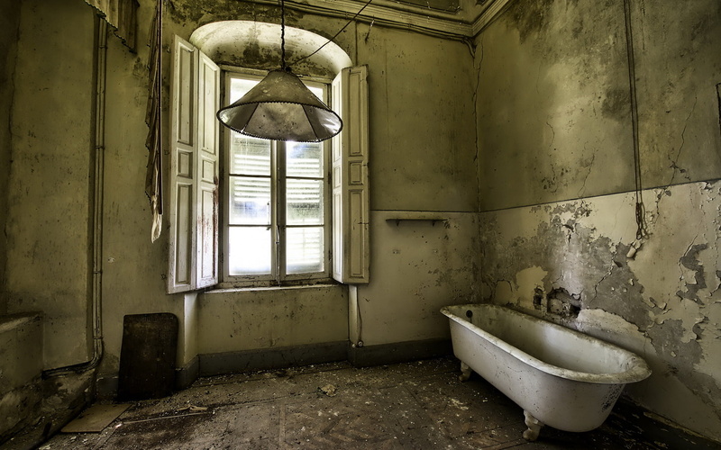 built structure, messy, deterioration, run-down, home, 1080P, ceiling, ruined, no people, damaged, domestic room, decline, room, architecture, abandoned