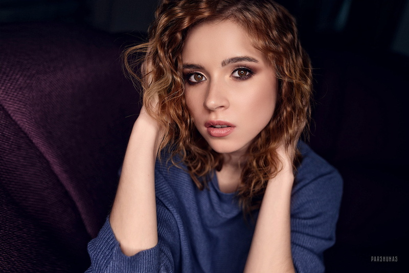 fashion, 1080P, Tatiana Fomina, beauty, adult, beautiful woman, front view, human face, face, curly hair, looking at camera, hair, hairstyle, beautiful people