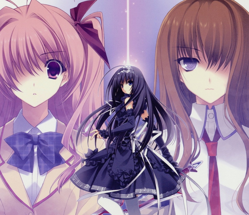 Crossover, Mikoto Nishina, Anime, Phantom Breaker, Steins;Gate, Rimi Sakihata, Kurisu Makise, 1080P, Chaos;Head