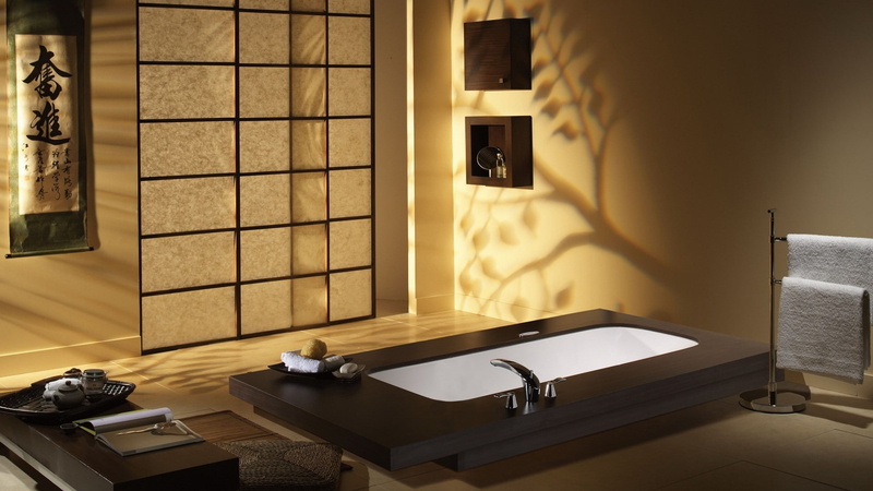 lighting equipment, Japan, frame, home showcase interior, bed, no people, pillow, luxury, furniture, table, electric lamp, home interior, hotel room, bathroom