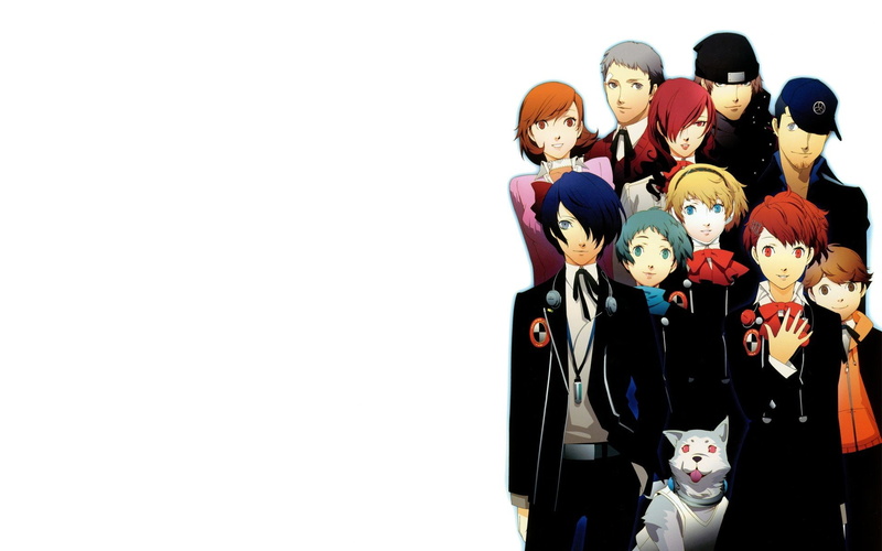 anime, minato, boys, takeba, redheads, blue, junpei, background, series, girls, white, female, akihiko, persona, iori, fuuka, sanada, aragak, 1080P, yukari