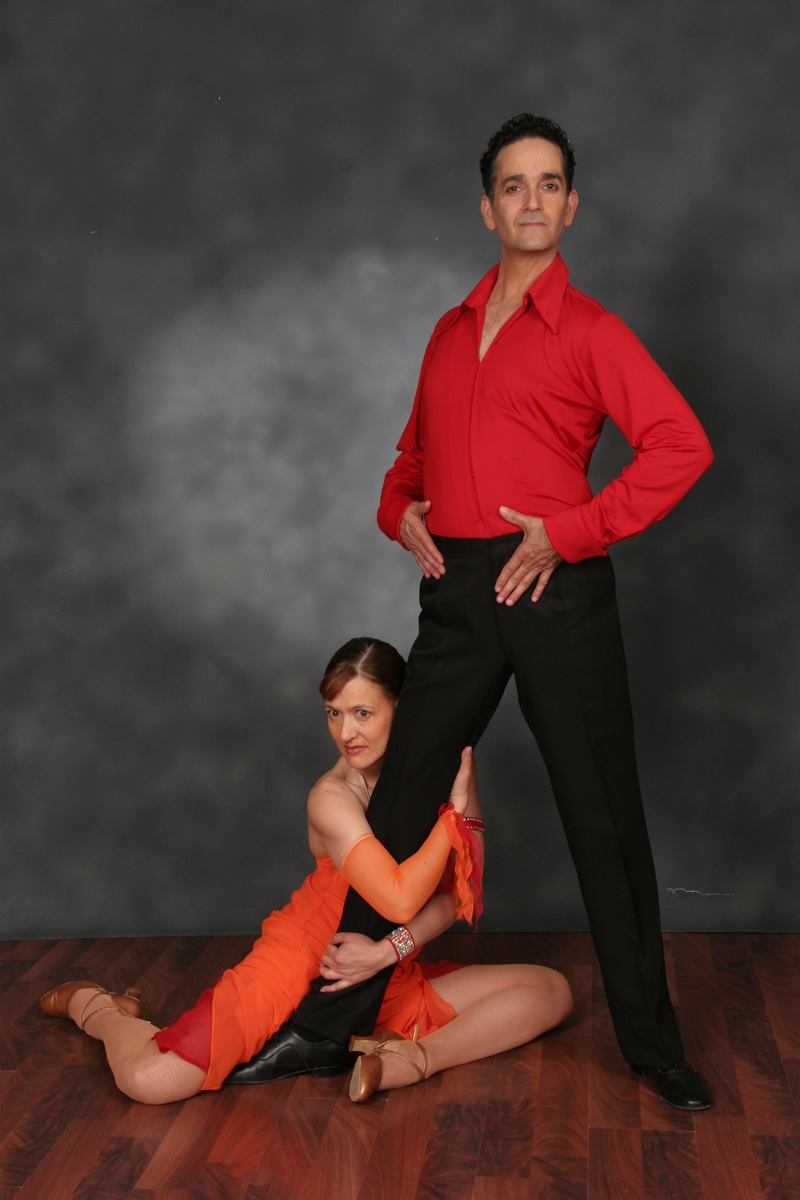 dancer, men, lifestyles, posing, latin, full length, healthy lifestyle, tango, portrait, indoors, man, confidence, flooring, woman, real people, two people