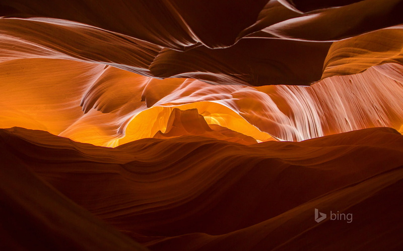 lake Powell, The Navajo tribal Park, AZ, USA, Upper Antelope Canyon, 1080P