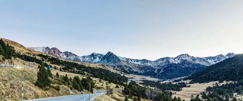 range, route, valley, pinaceae, panorama, coniferous tree, neige, outdoors, pine woodland, nature, coucher, cold temperature, mountain range, mountain