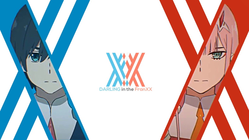 1080P, Hiro (Darling in the FranXX), communication, Darling in the FranXX, built structure, outdoors, red, sky, white color, digital, day, nature, art