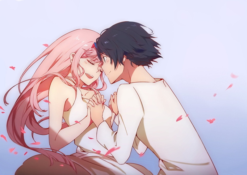 1080P, Anime, Zero Two (Darling in the FranXX), Darling in the FranXX, Hiro (Darling in the FranXX)