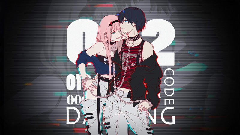 Darling in the FranXX, Hiro (Darling in the FranXX), Anime, 1080P, Zero Two (Darling in the FranXX)