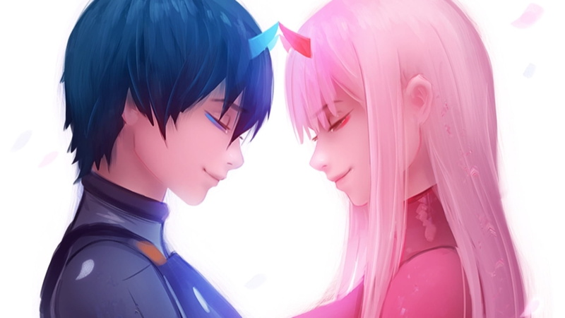 Darling in the FranXX, Hiro (Darling in the FranXX), Zero Two (Darling in the FranXX), 1080P, Anime