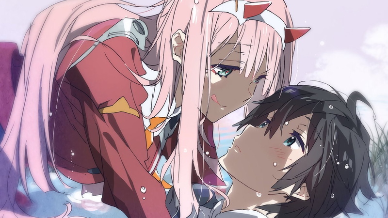 Zero Two (Darling in the FranXX), 1080P, Darling in the FranXX, Hiro (Darling in the FranXX), Anime