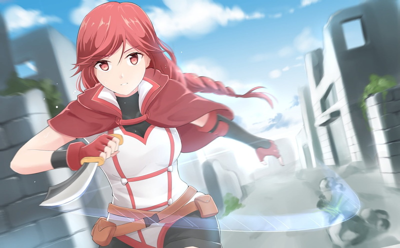 Hai to Gensou no Grimgar, anime, anime girls, 720P, Yume (character)