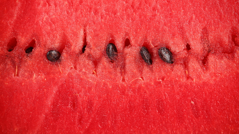 slice, close-up, freshness, textured, abstract, nature, fruit, snack, watermelon, body part, macro, dessert, raw Food, red, wet, full frame, eating, seeds