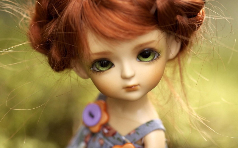 toy, doll, look, 720P, redhead