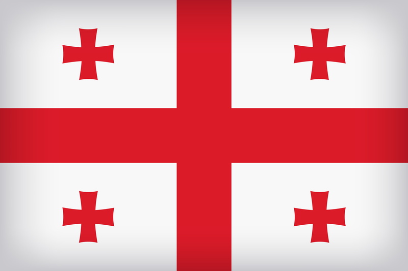 Flag Of Georgia, Flag, Republic Of Georgia, 4K, Caucasus, Georgian Flag, Georgia, Georgian