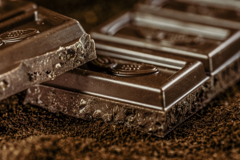selective focus, delicious, shallow, coffee, chocolatier, dark chocolate, cocoa, weathered, container, calorie bomb, nibble, delicate chocolate, high angle view