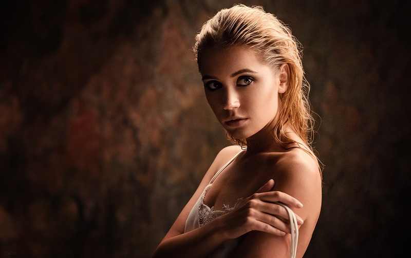 model, Sergei Timashev, 1080P, portrait, Kseniya Kokoreva, background, shoulder, look, hand, face