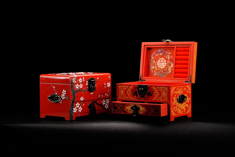 gift, 5K, open, container, copy space, old, antique, ornate, metal, box, product photography, red, black background, arts culture and entertainment, no people