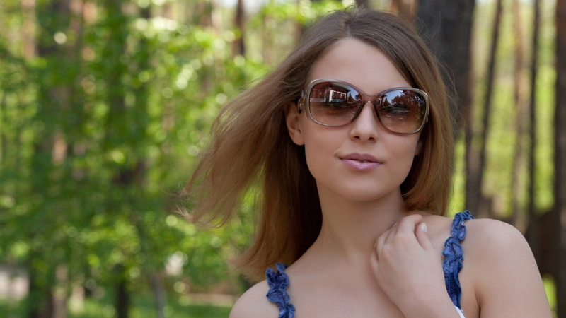 model, face, girl, summer, smile, 1080P, nikia, sunglasses