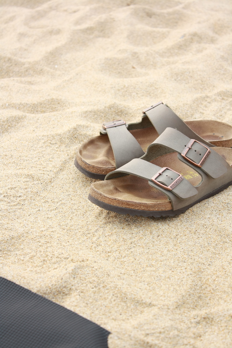 Slippers, Beach, casual, high angle view, summer, travel Locations, shoe, travel, outdoors, sandal, absence, vacation, day, Sea, finance, vacations, nature