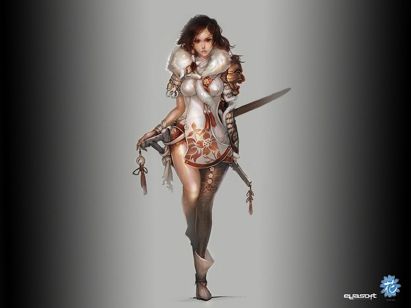adult, indoors, studio shot, 720P, Fantasy, beauty, Women Warrior, beautiful woman, hairstyle, human limb, young women, one person, full length, portrait
