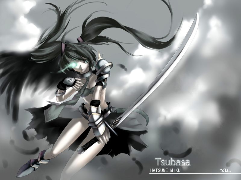 2K, hatsune, vocaloid, girls, monochrome, anime, hair, underwear, long, bra, miku