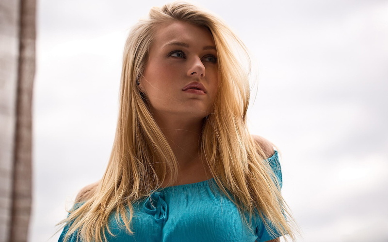 people, females, sensuality, beautiful, hair, fashion Model, cute, modern, shirt, shoulder, young Women, 1080P, s, one Person, fashion, teal, teenager