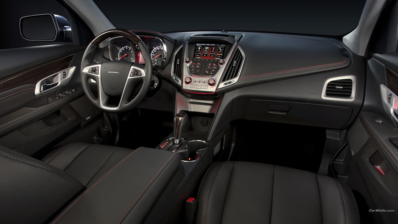 luxury, gearshift, dashboard, mode of transportation, steering wheel, GMC Terrain Denali, control panel, motor vehicle, vehicle, speedometer, GMC, car interior