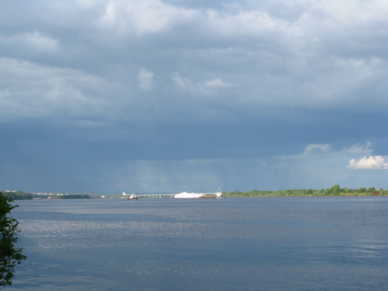 scenics - nature, land, permian, blue sky, waterfront, perm krai, nature, the river kama, tranquil scene, landscape, no people, sea, day, horizon, water