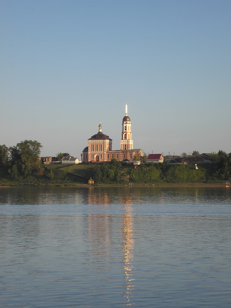 spirituality, belfry, water, spire, tree, evening, dome, cathedral, sky, temple, building exterior, architecture, the orthodox church, orthodoxy, summer