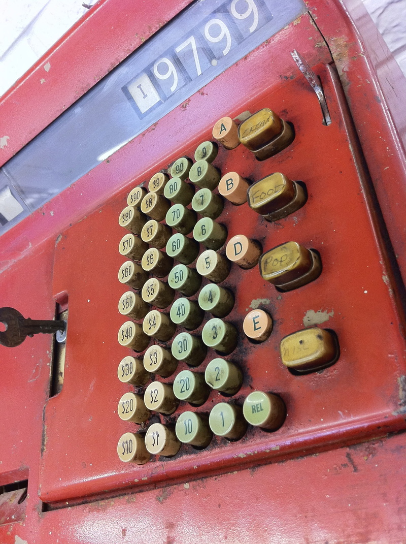 retro styled, circle, antique, number, metal, side by side, technology, red, push button, letter, close-up, 2K, communication, old, high angle view, western script
