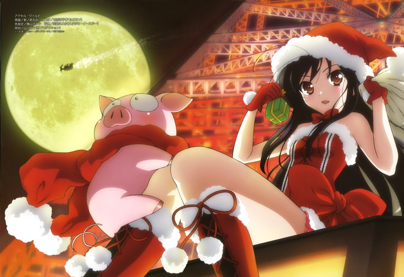 Christmas, Kuroyukihime (Accel World), 1080P, Haruyuki Arita, Anime, Accel World