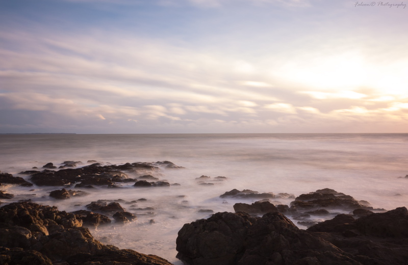 water, Restful, sky, Doelan, day, cloudy, port  dock, landscape, wave, pose, coastline, scenics, rock - Object, long, de, nuages, sea, body, RX, time exposure