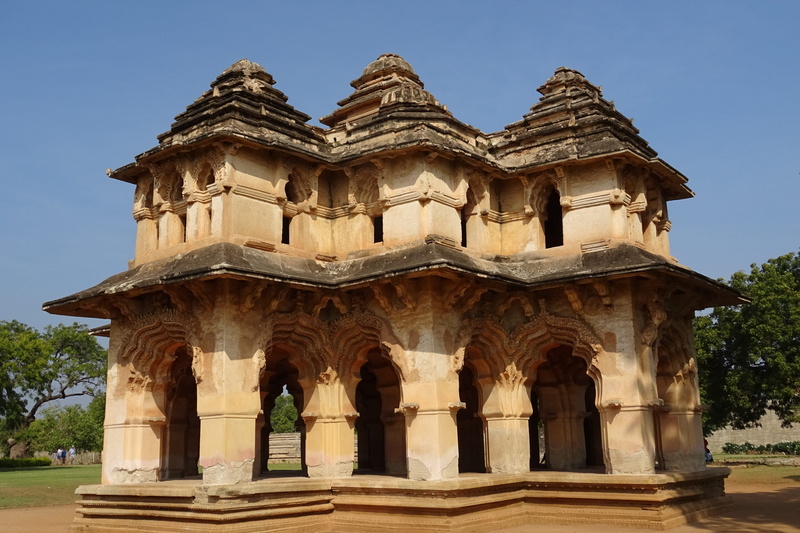 architecture, heritage, hinduism, built structure, Hampi, spirituality, clear sky, facade, Enclosure, building exterior, karnataka, nature, no people, sunlight