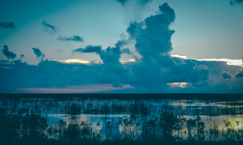 scenics - nature, architecture, blue, nature, tranquility, no people, long road, flooded, 4K, orange, tranquil scene, built structure, h20, marshland