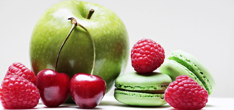 macarons, delicious, apple, group of objects, fruit, green, variation, group, nutrition, granny, postcard, wellbeing, close-up, food, snack, brand, craspberry