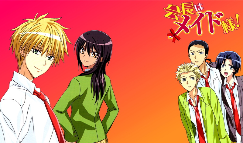 Naoya Shirokawa, Misaki Ayuzawa, Anime, Maid Sama!, Takumi Usui, Ikuto Sarashina, Ryûnosuke Kurosaki, 1080P