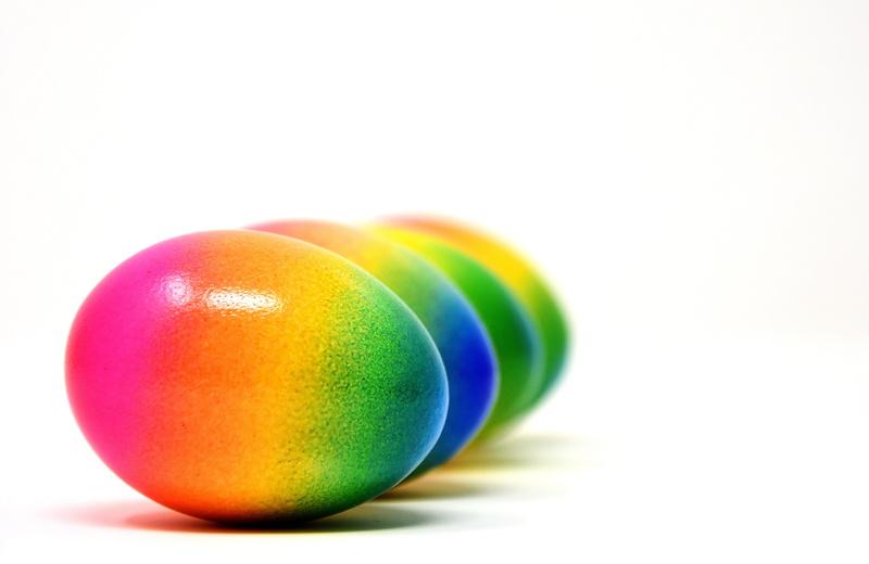 food and drink, egg, close-up, easter greeting, colorful eggs, holiday, easter eggs, no people, shiny, multi colored, copy space, color, vibrant color