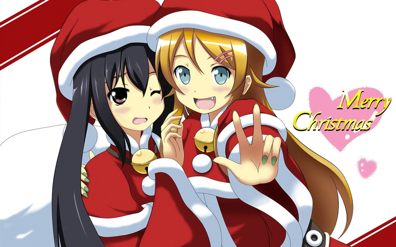 human representation, multi colored, creativity, Kousaka Kirino, communication, sign, anime girls, people, art and craft, outdoors, 1080P, red, toy, K-ON!