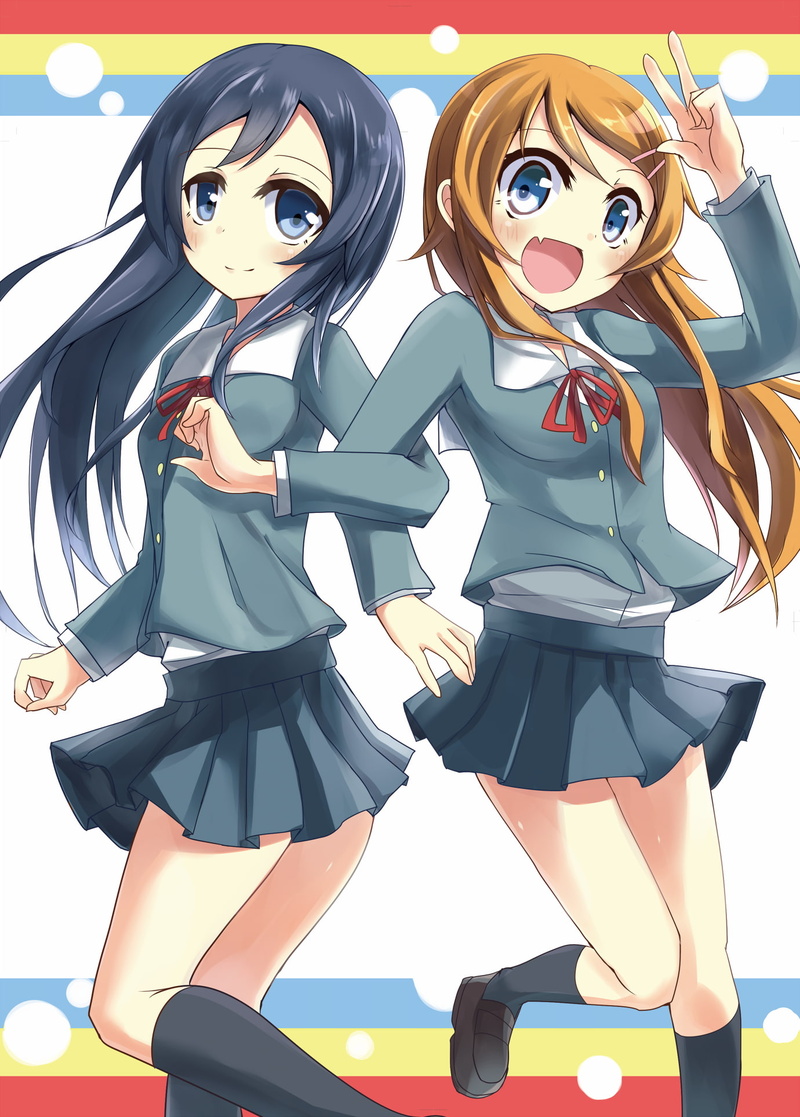 1080P, Aragaki Ayase, celebration, young women, adult, beauty, anime girls, clothing, looking at camera, beautiful woman, Ore no Imouto ga Konnani Kawaii Wake ga Nai