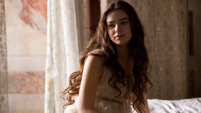 Steinfeld, window, adult, contemplation, hair, Romeo, beautiful people, Juliet, waist up, 2K, indoors, Hailee, hairstyle, women, long hair, brown hair