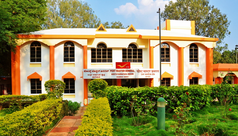 india, pmg, beautiful, residential district, dharwad, india post, day, sunlight, building exterior, house, window, indiapost, green color, landscape, built structure