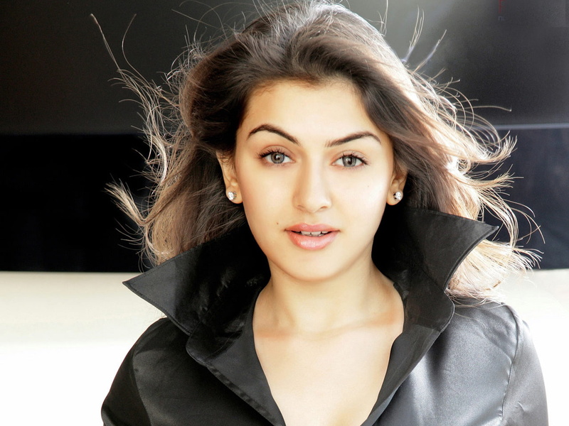 720P, beauty, collared, shirt, hansika, women, black, s