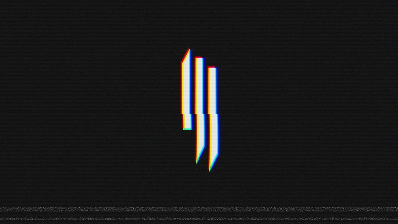 black, digital art, Skrillex, 1080P, white