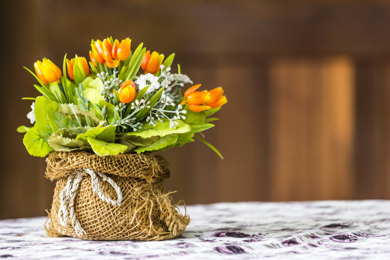 artificial flowers, Tulips, close-up, focus on foreground, indoors, table, 5K, plant, vase, flower head, Flowers, nature, flower, selective focus, bouquet