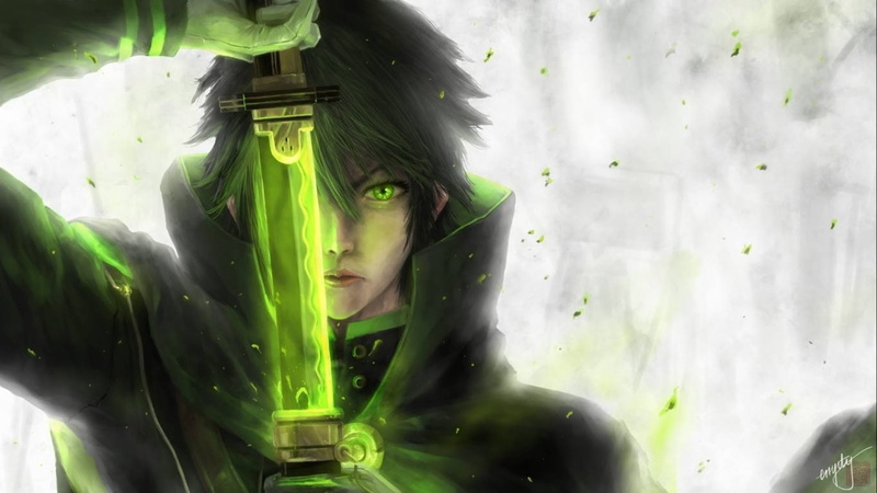 720P, Owari No Seraph, warrior, anime