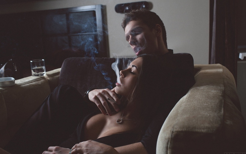 model, 720P, Diana Melison, smoke